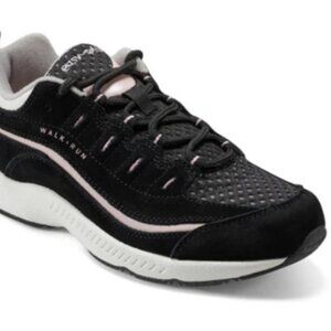 Easy Spirit/Romy Walking Shoe/Black/Peach Mesh/Size 7M